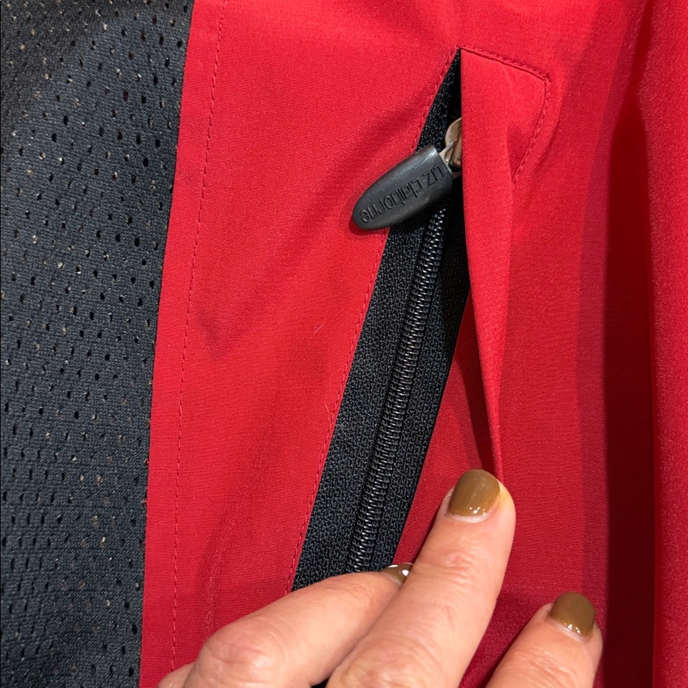 Liz Claiborne Women’s Active Outerwear Redefined jacket Red/black Size Large - Picture 8 of 13